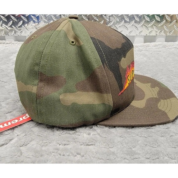 Supreme Annihilation 5-Panel Woodland Camoflauge Hat‎ Cap 17 SS Box Logo New - Picture 3 of 7